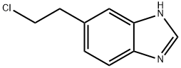 1H-벤즈이미다졸,5-(2-클로로에틸)-(9CI) 구조식 이미지