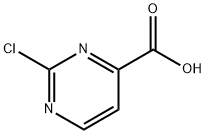 2-Chloropyrimidine-4-carboxylic acid 구조식 이미지
