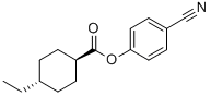 4-Cyanophenyl-4'-Trans-Ethylcyclohexylcarboxylate Structure