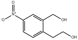 2-(2-(하이드록시메틸)-4-니트로페닐)에탄올 구조식 이미지