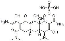 149934-20-3 (4S,4aS,5aR,12aS)-9-Amino-4,7-bis(dimethylamino)-1,4,4a,5,5a,6,11,12a-octahydro-3,10,12,12a-tetrahydroxy-1,11-dioxo-2-naphthacenecarboxamide sulfate