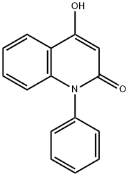 4-HYDROXY-1-PHENYL-1,2-DIHYDROQUINOLIN-2-ONE 구조식 이미지