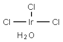 Iridium(III) chloride hydrate  구조식 이미지