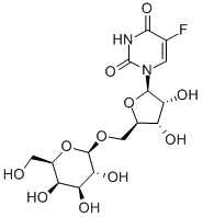 5-Fluorouridine-5'-O-b-D-galactopyranoside Structure