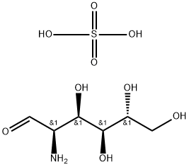 Glucosamine sulfate 구조식 이미지