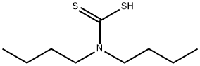 Dibutyldithiocarbamic acid Structure