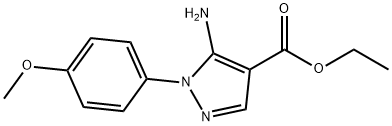 ETHYL 5-AMINO-1-(4-METHOXYPHENYL)-1H-PYRAZOLE-4-CARBOXYLATE Structure