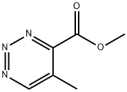 1,2,3-Triazine-4-carboxylicacid,5-methyl-,methylester(9CI) Structure