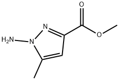 1H-Pyrazole-3-carboxylicacid,1-amino-5-methyl-,methylester(9CI) Structure