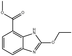메틸2-에톡시벤즈이미다졸-7-카르복실레이트 구조식 이미지