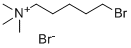 (5-BROMOPENTYL)TRIMETHYLAMMONIUM BROMIDE 구조식 이미지