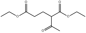 2-아세틸글루탈산 디에틸 구조식 이미지