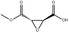 옥시란-(2S,3S)-디카르복실산모노메틸에스테르 구조식 이미지