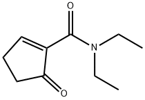 1-시클로펜텐-1-카르복사미드,N,N-디에틸-5-옥소- 구조식 이미지