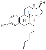 7-(5-fluoropentyl)estradiol Structure