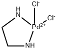 DICHLORO(ETHYLENEDIAMINE)PALLADIUM(II) Structure