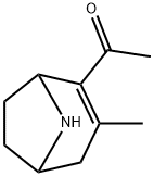 Ethanone, 1-(3-methyl-8-azabicyclo[3.2.1]oct-2-en-2-yl)- (9CI) 구조식 이미지