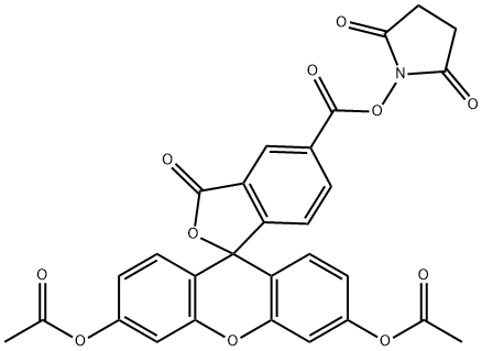 5-CFDA N-succinimidyl ester Structure