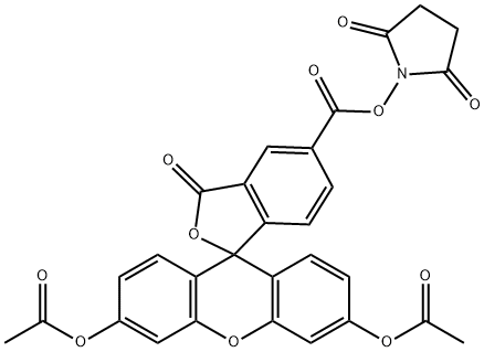 5-CFDA N-succinimidyl ester 구조식 이미지