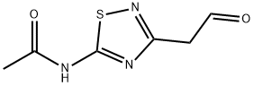 아세트아미드,N-[3-(2-옥소에틸)-1,2,4-티아디아졸-5-일]- 구조식 이미지