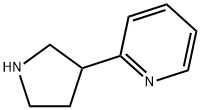 2-PYRROLIDIN-3-YLPYRIDINE 구조식 이미지