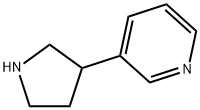 3-Pyrrolidin-3-ylpyridine Structure