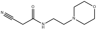 2-CYANO-N-(2-MORPHOLIN-4-YL-ETHYL)-ACETAMIDE 구조식 이미지