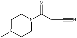 3-(4-METHYL-PIPERAZIN-1-YL)-3-OXO-PROPIONITRILE 구조식 이미지