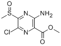 메틸3-아미노-6-클로로-5-(메틸술피닐)피라진-2-카르복실레이트 구조식 이미지