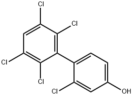 3-클로로-4-(2,3,5,6-테트라클로로페닐)페놀 구조식 이미지