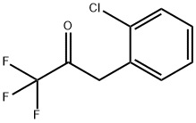 3-(2-CHLOROPHENYL)-1,1,1-TRIFLUORO-2-PROPANONE Structure