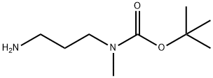 tert-Butyl N-(3-aminopropyl)-N-methylcarbamate 구조식 이미지