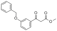 BETA-OXO-3-(PHENYLMETHOXY)-BENZENEPROPANOIC ACID METHYL ESTER Structure