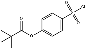 4-CHLOROSULFONYLPHENYLPIVALATE Structure