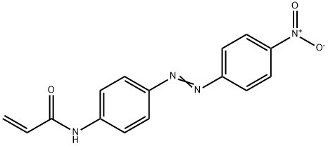 DISPERSE ORANGE 3 ACRYLAMIDE  90 Structure