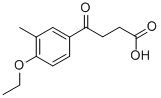 4-(4-ETHOXY-3-METHYL-PHENYL)-4-옥소-부티르산 구조식 이미지