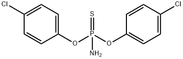 포스포라미도티오산O,O-비스(p-클로로페닐)에스테르 구조식 이미지
