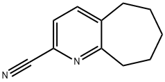 6,7,8,9-TETRAHYDRO-5H-CYCLOHEPTA[B]PYRIDINE-2-CARBONITRILE Structure