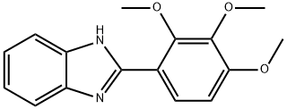 1H-벤지미다졸,2-(2,3,4-트리메톡시페닐)- 구조식 이미지