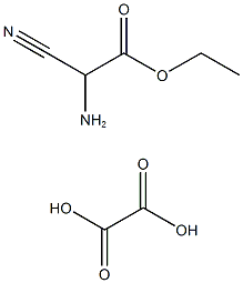 ethyl 2-amino-2-cyanoacetate oxalate 구조식 이미지