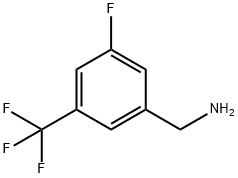 3-FLUORO-5-(TRIFLUOROMETHYL)BENZYLAMINE Structure