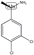 Benzenemethanamine, 3,4-dichloro-a-methyl-, (R)- Structure