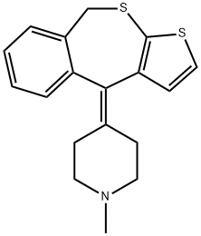 Pipethiadene Structure