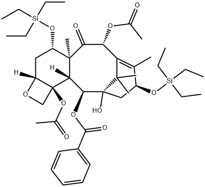 7,13-Bis-O-(triethylsilyl) Baccatin III Structure