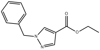 Ethyl 1-benzyl-1H-pyrazole-4-carboxylate 구조식 이미지