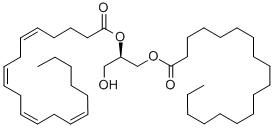 3-STERAOYL-2-ARACHIDONYL-SN-GLYCEROL Structure