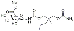 MeprobaMate N-β-D-Glucuronide SodiuM Salt Structure
