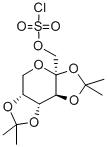 Diacetonefructose chlorosulfate Structure