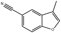 5-벤조푸란카르보니트릴,3-메틸- 구조식 이미지