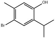 2-Isopropyl-4-bromo-5-methylphenol 구조식 이미지